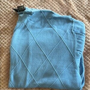 Jos. A. Bank Light Blue Argyle Sweater